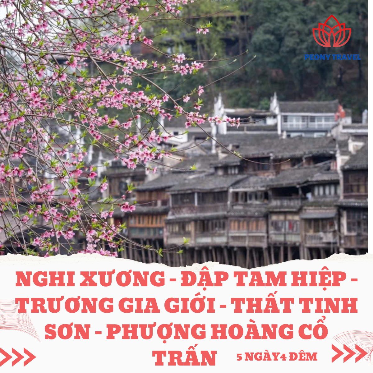 PHƯỢNG HOÀNG CỔ TRẤN 5 NGÀY 4 ĐÊM BAY THẲNG QINGDAO