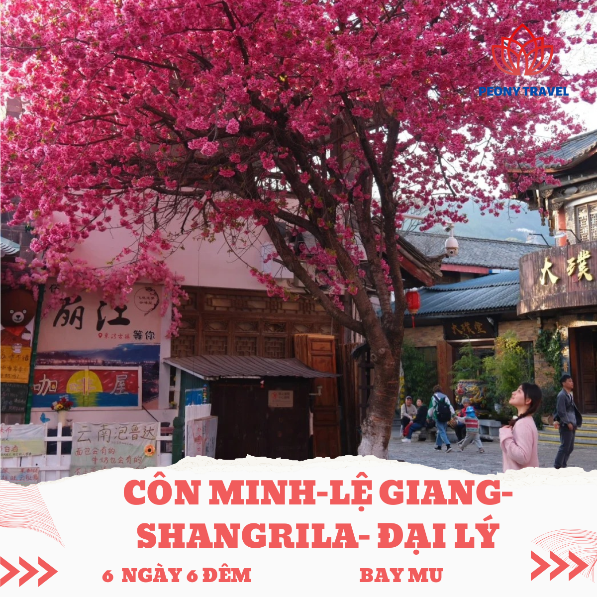 HÀ NỘI – CÔN MINH – SHANGRI LA – LỆ GIANG – ĐẠI LÝ 6 ngày 5 đêm bay Mu