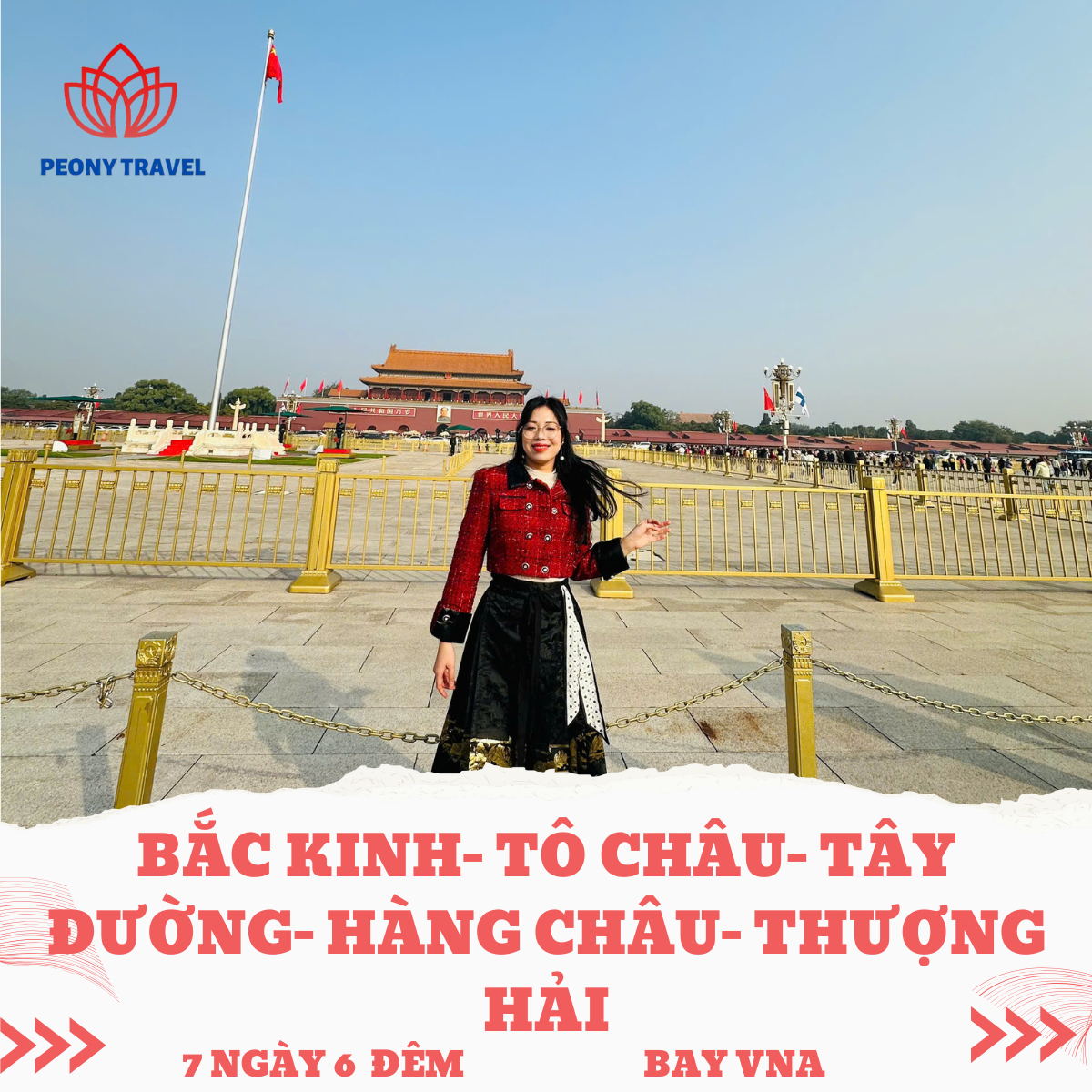 BẮC KINH – TÔ CHÂU – HÀNG CHÂU – TÂY ĐƯỜNG – THƯỢNG HẢI 7N6D BAY VNA