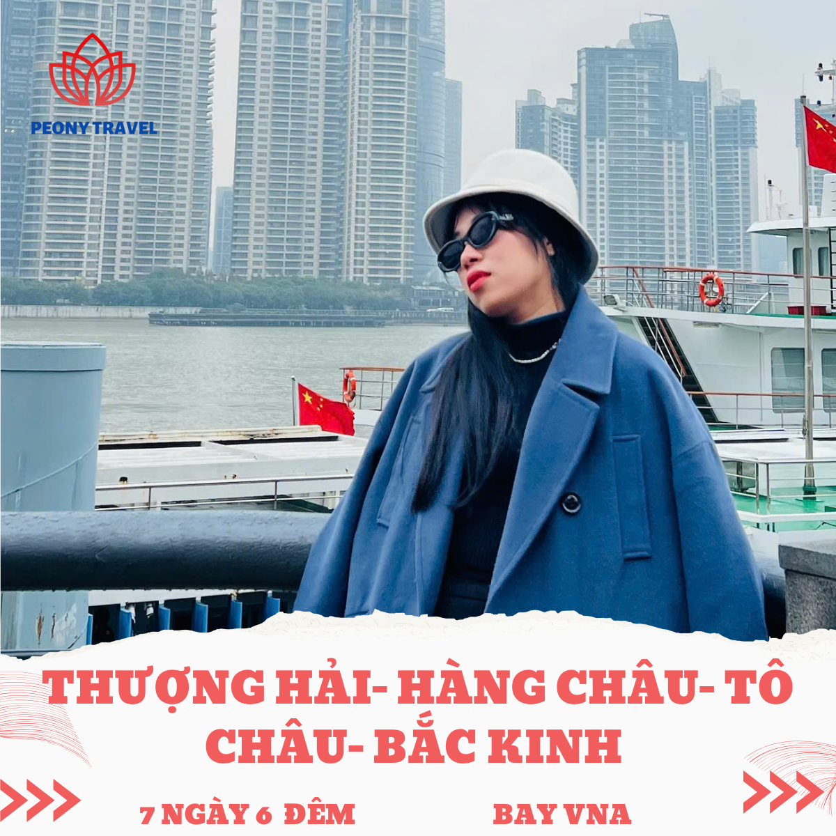 THƯỢNG HẢI – HÀNG CHÂU – TÔ CHÂU – BẮC KINH 7N6D BAY VNA