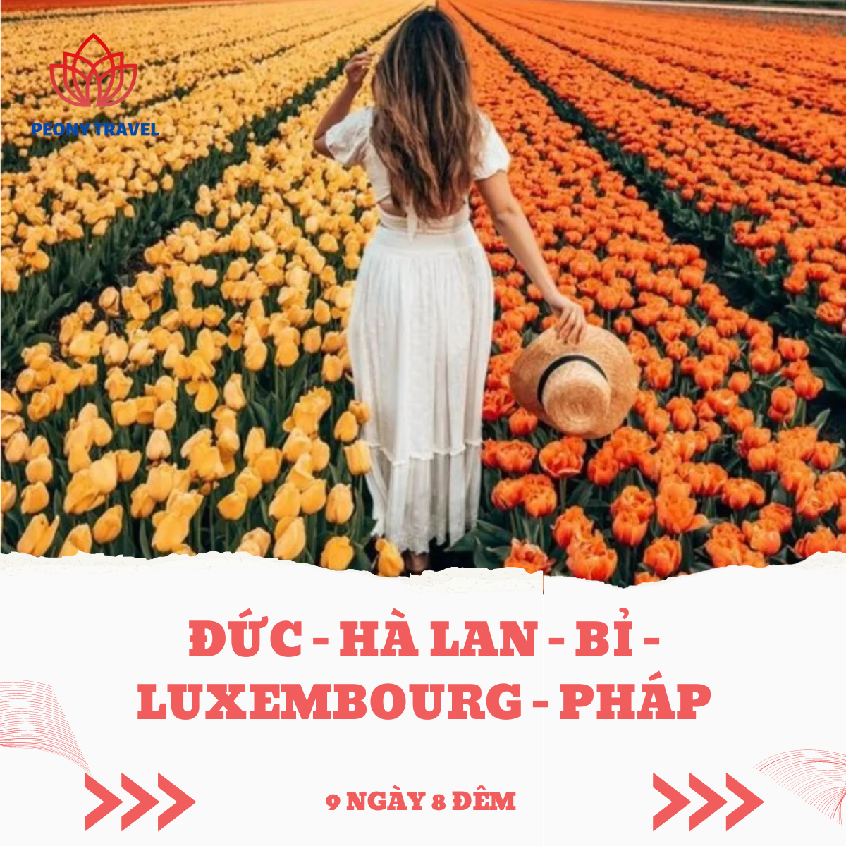 TOUR TÂY ÂU PHỔ THÔNG 2024 ĐỨC – HÀ LAN – BỈ – LUXEMBOURG – PHÁP