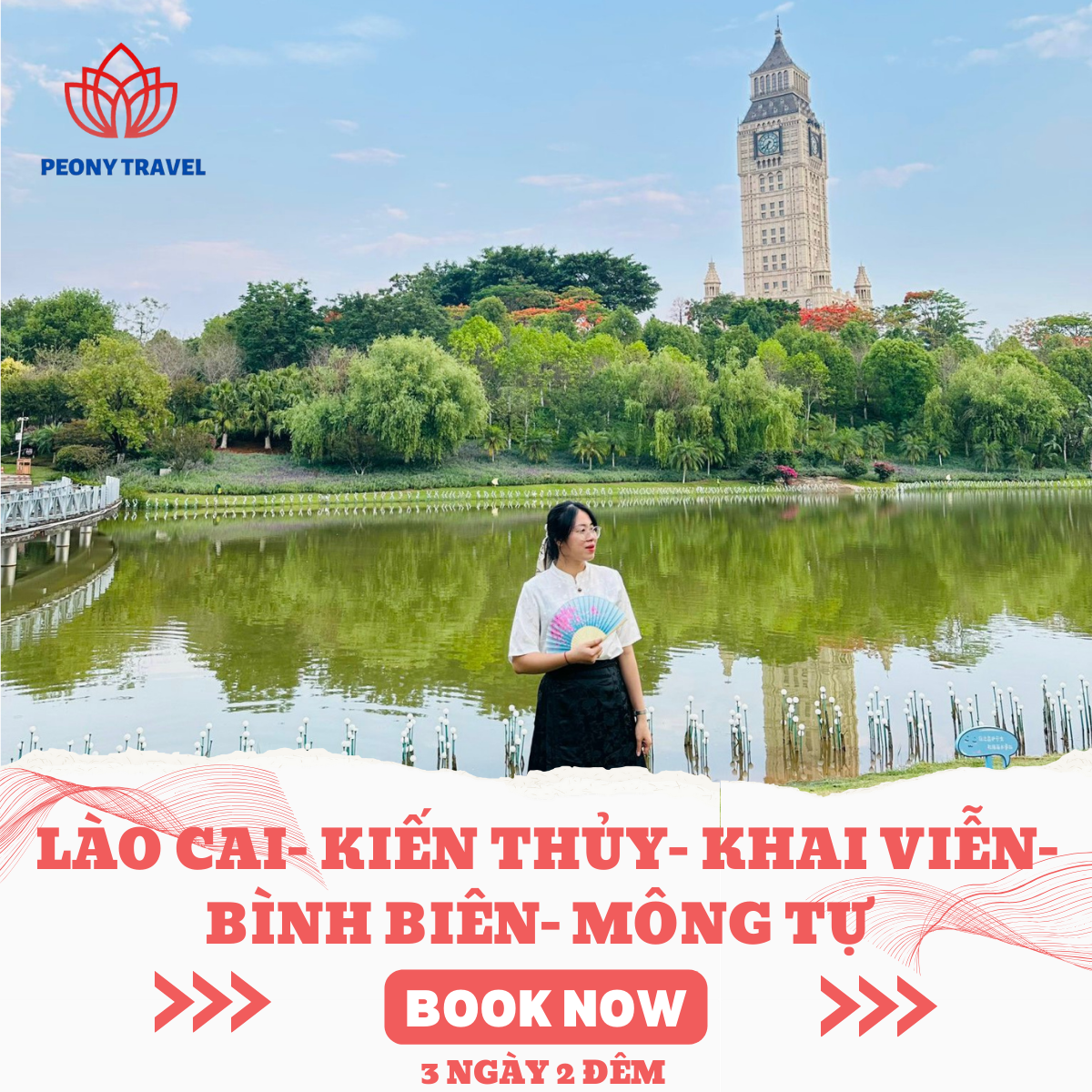 HÀ NỘI – LÀO CAI – BÌNH BIÊN – KIẾN THỦY – MÔNG TỰ 3N2D