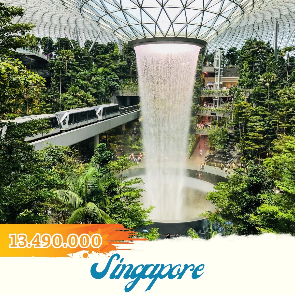 HÀ NỘI – SINGAPORE  MONO– GARDEN BY THE BAY  – TẮM BIỂN TRÊN ĐẢO SENTOSA – JEWEL – HÀ NỘI 4N3D