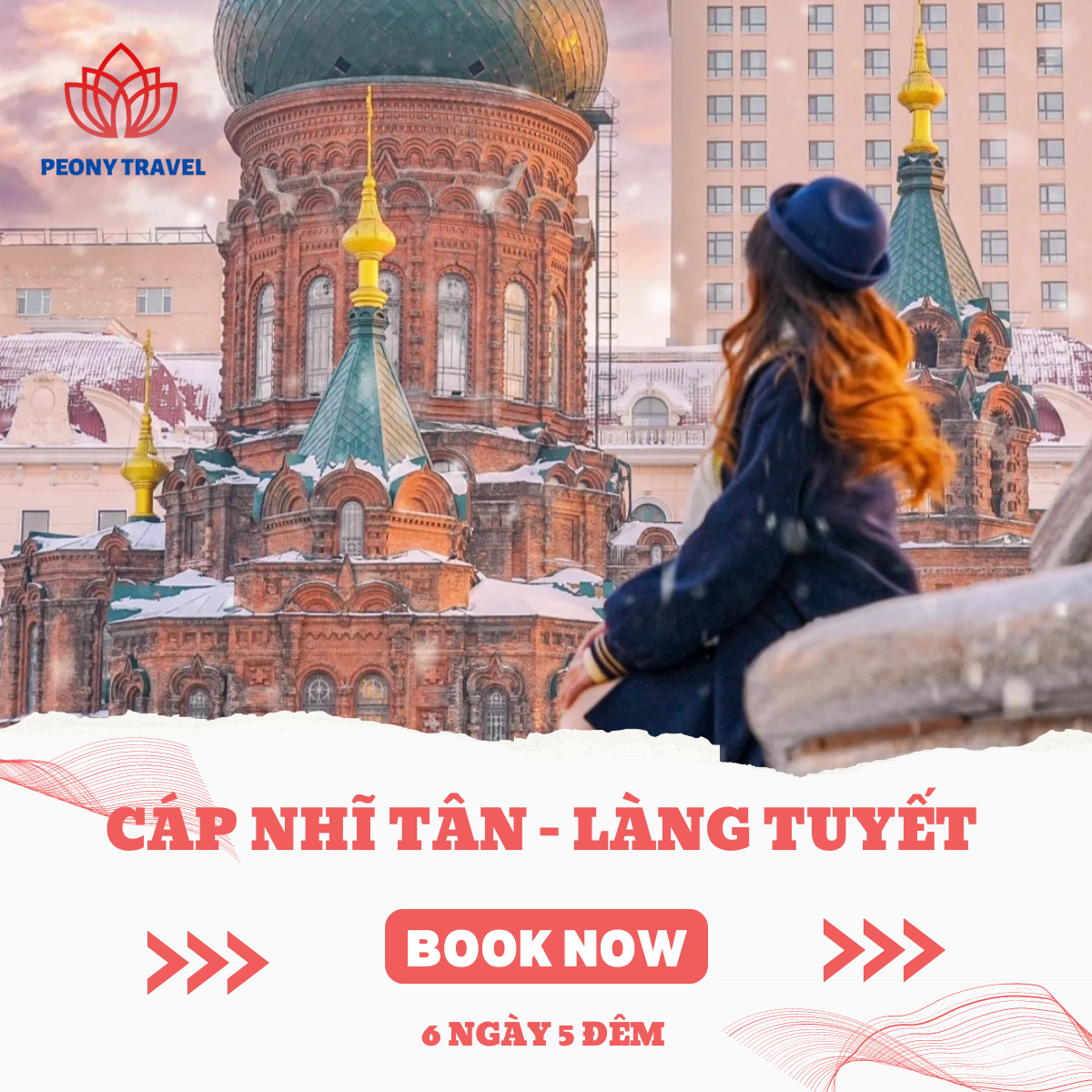 HÀ NỘI – CÁP NHĨ TÂN –YABULI –  LÀNG TUYẾT HƯƠNG – TRANG VIÊN VOLGA  THẾ GIỚI BĂNG ĐĂNG