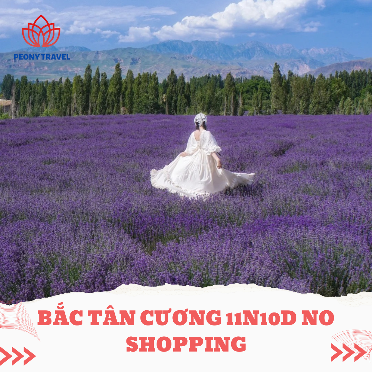 BẮC TÂN CƯƠNG MÙA HẠ 11 NGÀY 10 ĐÊM NO SHOPPING