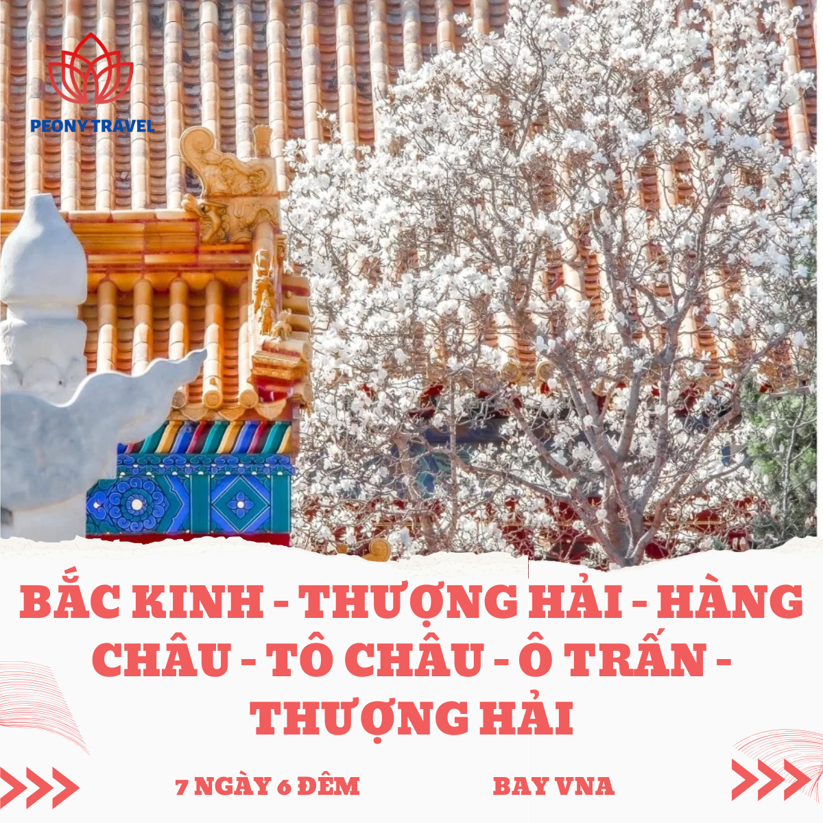 BẮC KINH –TÔ CHÂU -HÀNG CHÂU –Ô TRẤN– THƯỢNG HẢI NO SHOPPING